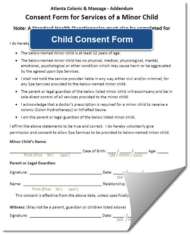 ACM Child Consent Form
