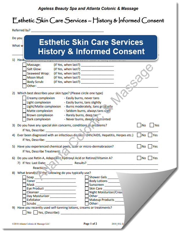 Esthetic Skin Care Services History